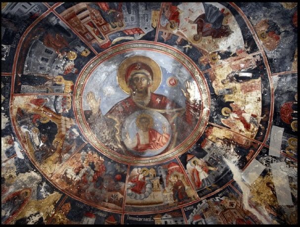 Zhikovishta Monastery Dome Frescos